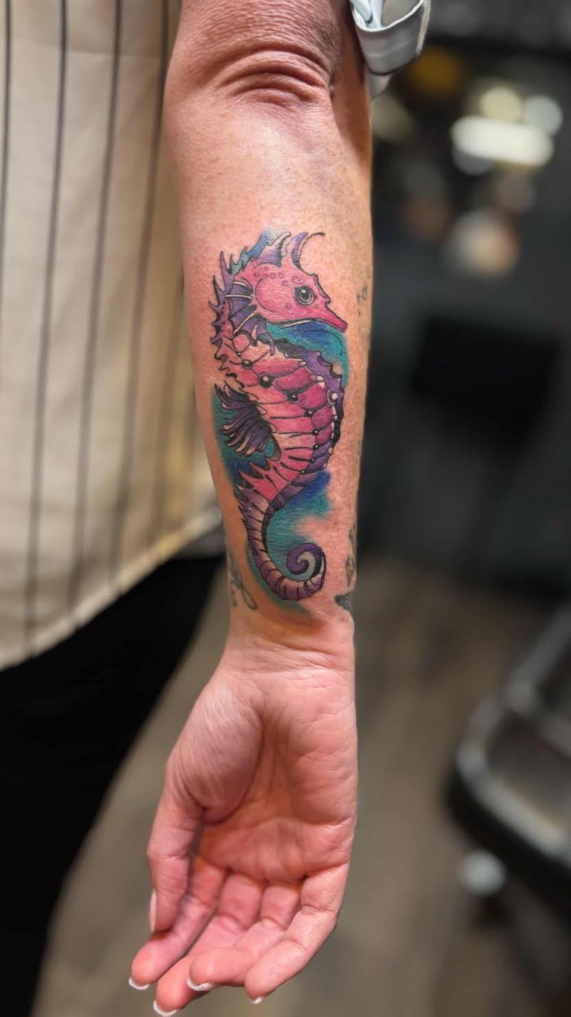Tattoo by @sparkles_tattoos — new_school, watercolor