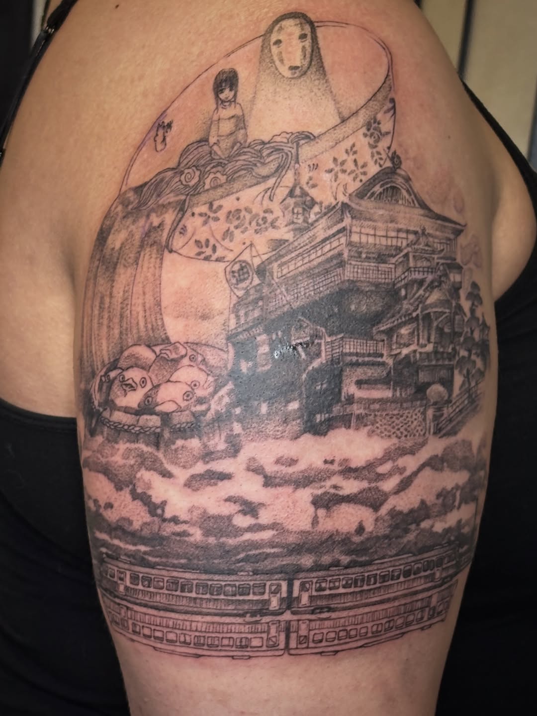 Tattoo by @valentine_tats — realism, anime