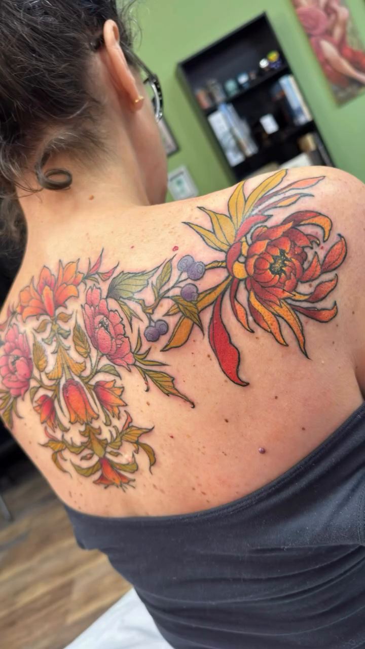 Tattoo by @langdaleart โ illustrative, japanese_irezumi