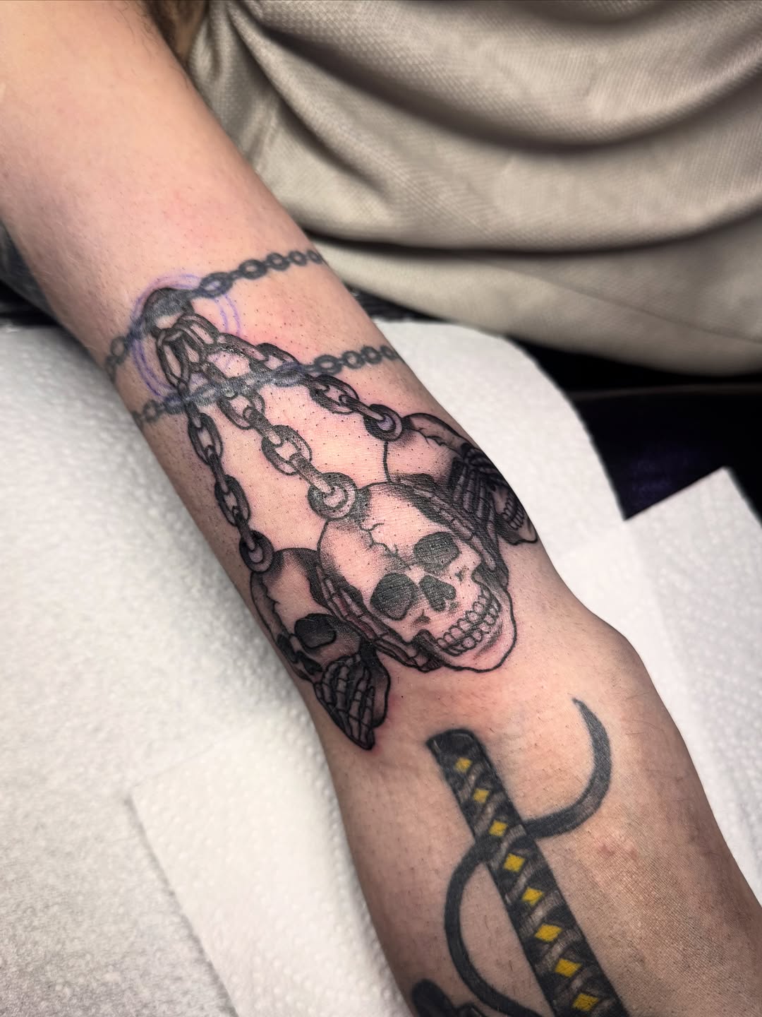Tattoo by @dumb.blonde.tattoo โ black_and_grey, illustrative