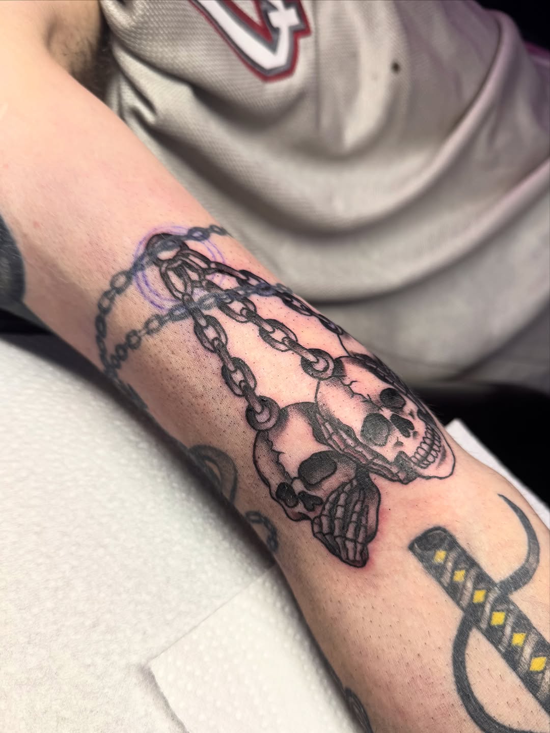 Tattoo by @dumb.blonde.tattoo โ black_and_grey, illustrative