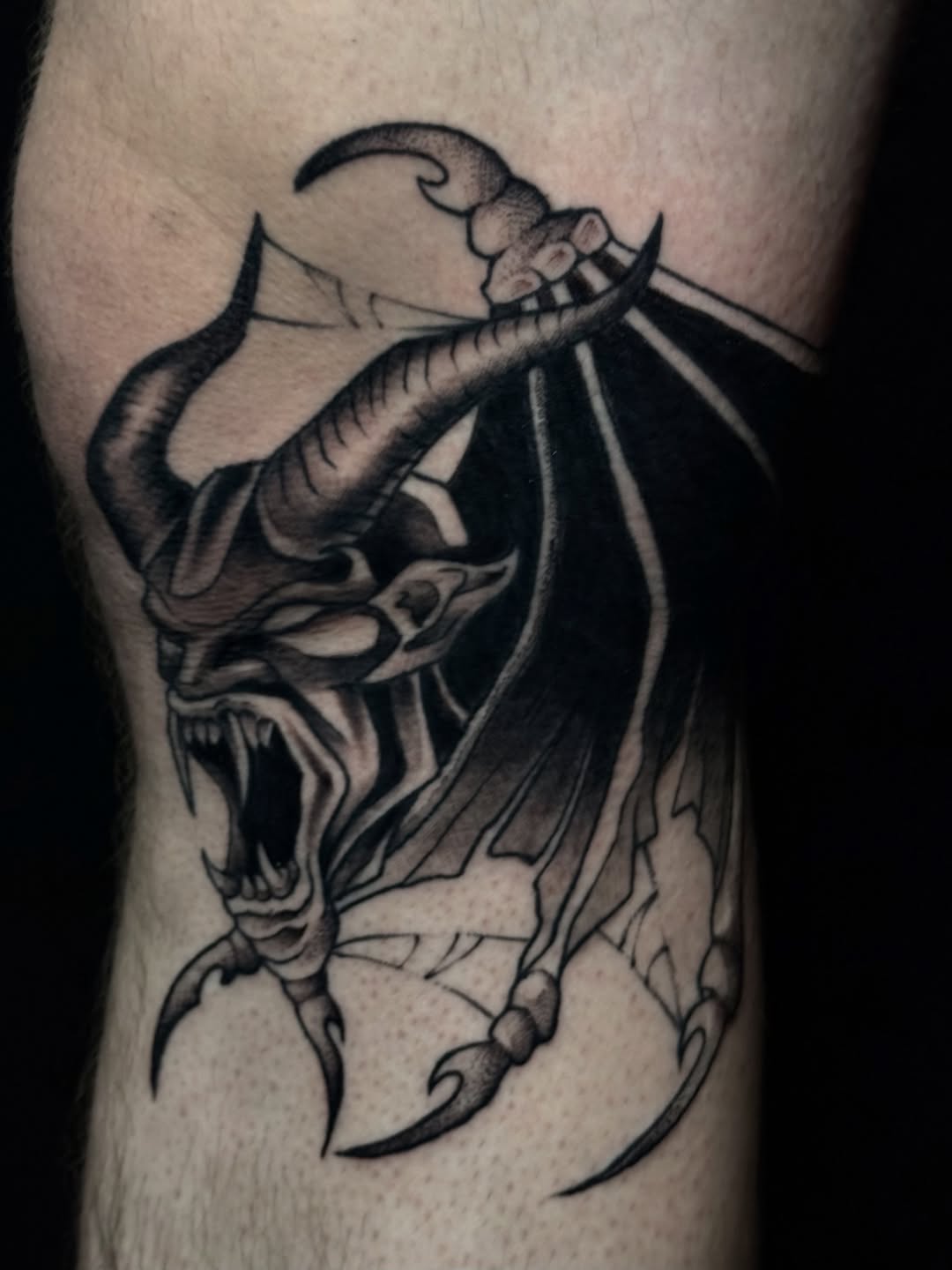 Tattoo by @exploitedtattoos — blackwork