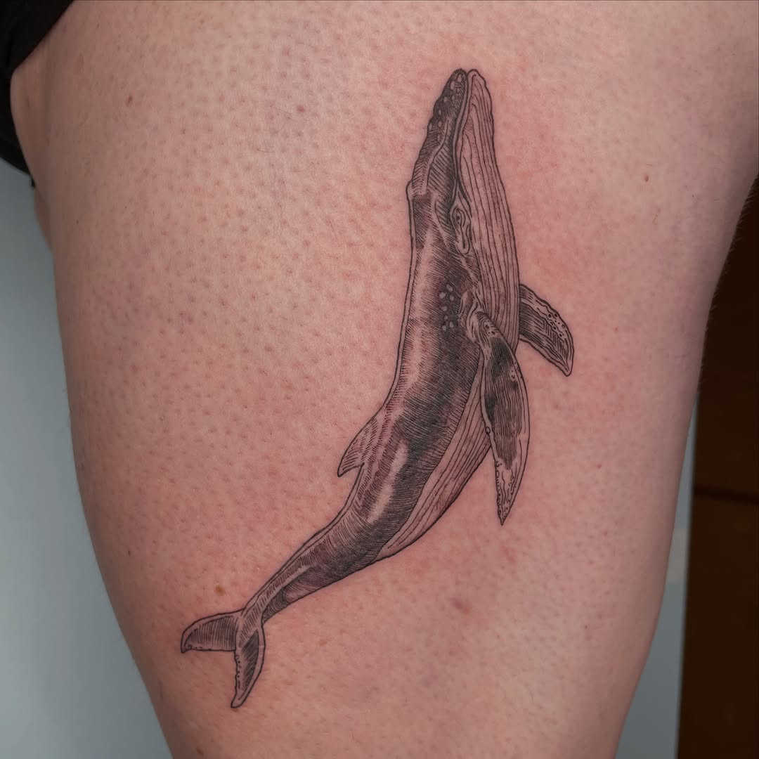 Tattoo by @mayagoo.tattoo β fine_line, black_and_grey