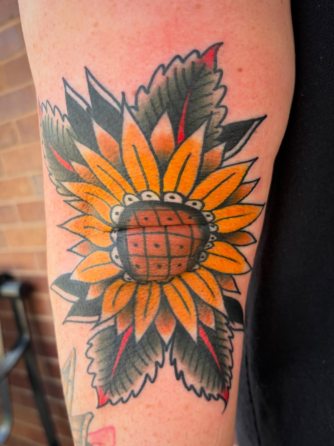 Tattoo by @asecularhazer — american_traditional, illustrative