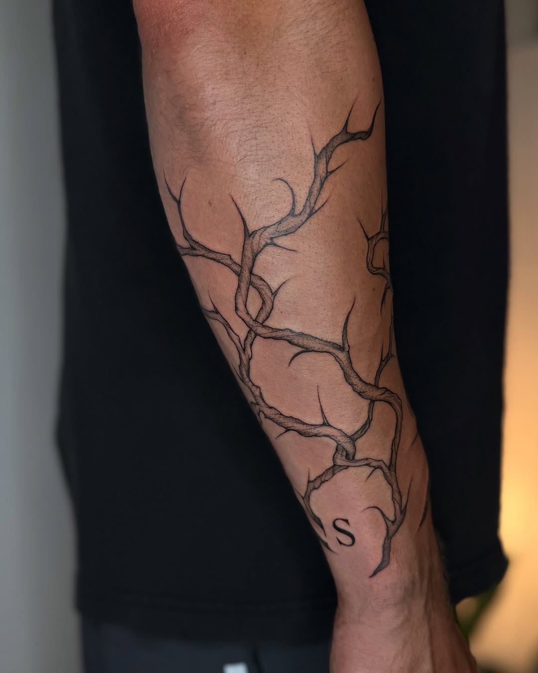 Tattoo by @carsytat — black_and_grey, fine_line
