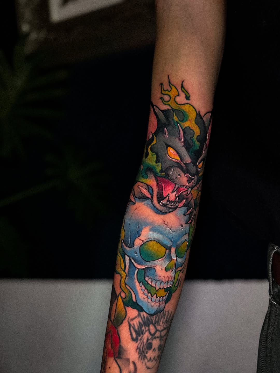 Tattoo by @bellaskytattoos — new_school, illustrative