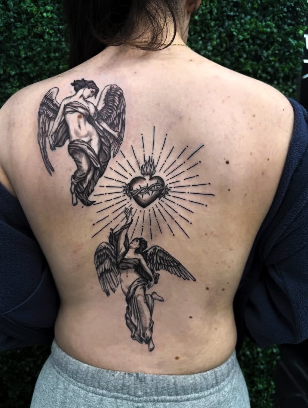 Tattoo by @bellaskytattoos — black_and_grey, illustrative