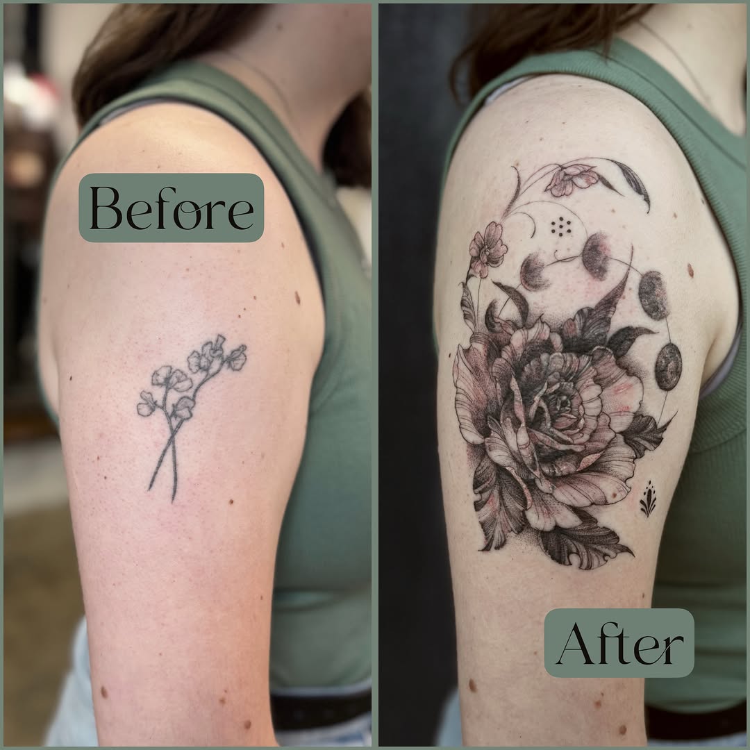 Tattoo by @anderstattoo β black_and_grey, dotwork