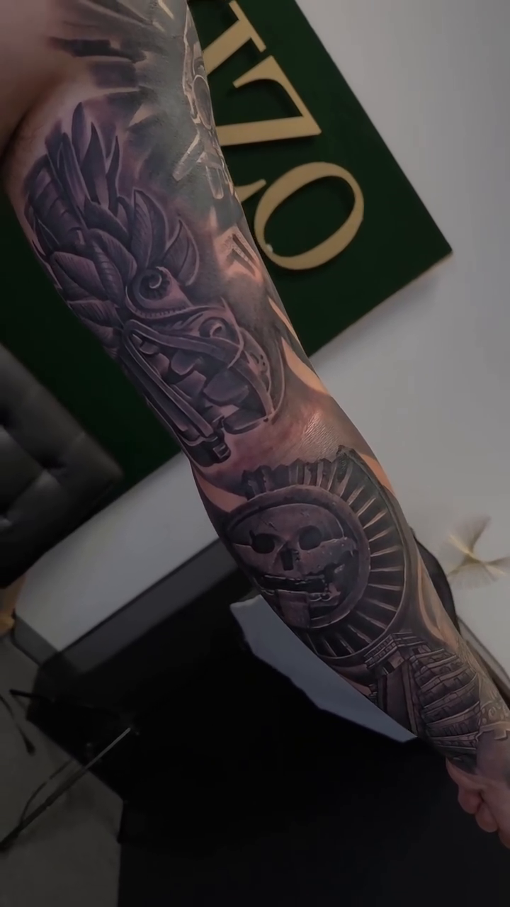 Tattoo by @arvizo_tattoos — black_and_grey, realism