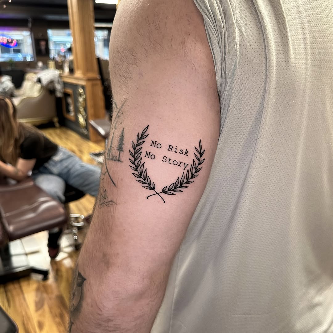 Tattoo by @leotattooartist β lettering_script