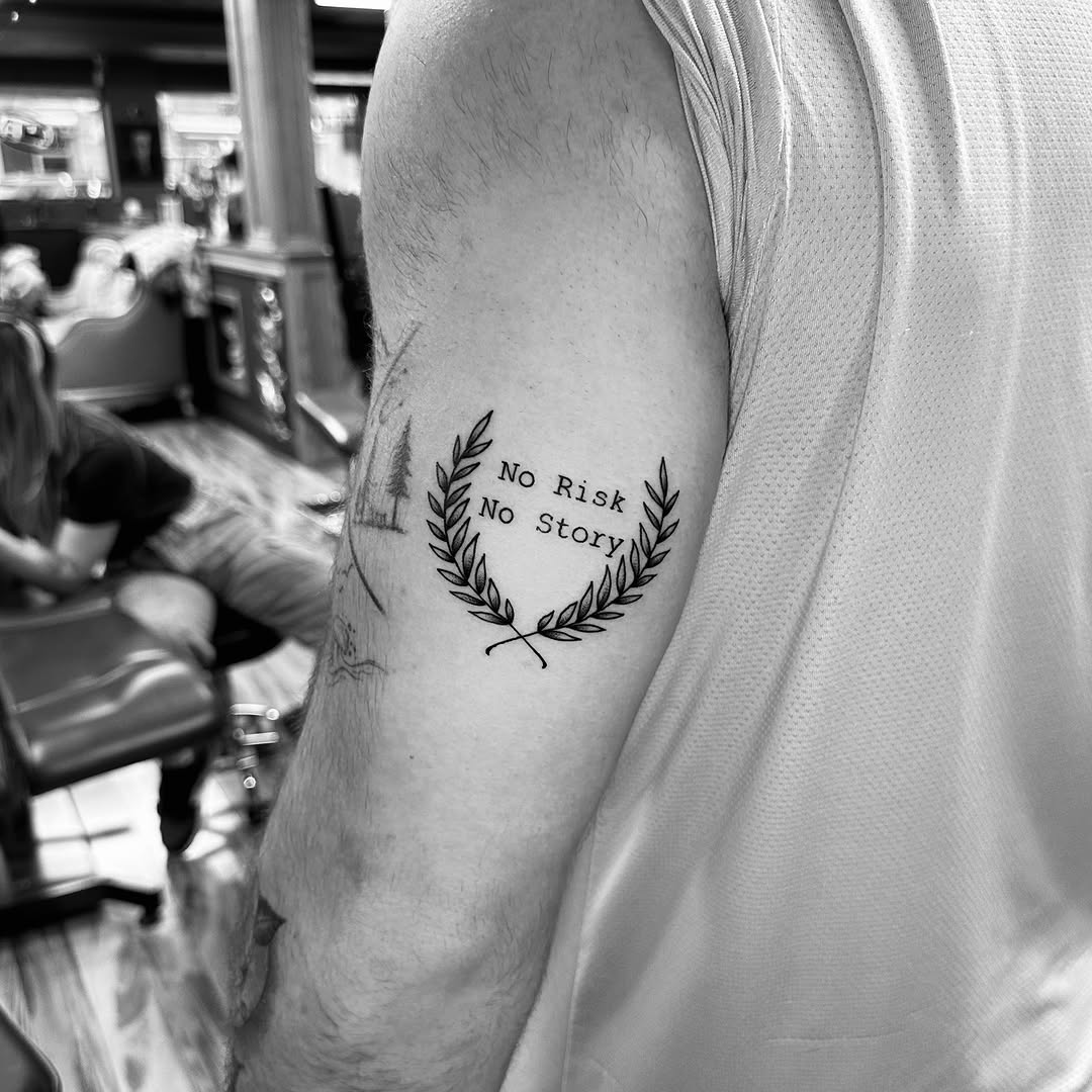 Tattoo by @leotattooartist β lettering_script