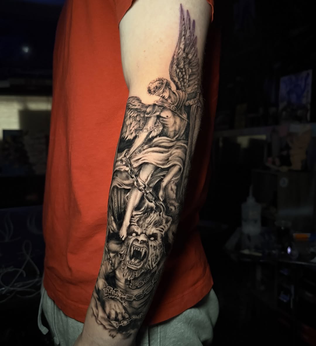 Tattoo by @garrett.morrell — realism, black_and_grey