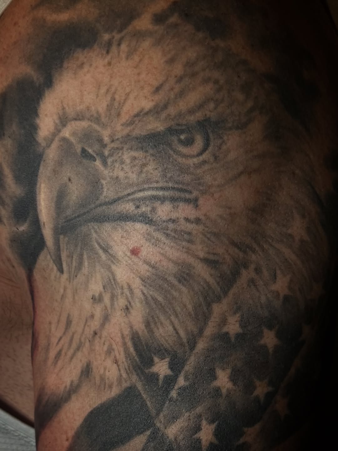 Tattoo by @ozarmy โ realism, black_and_grey