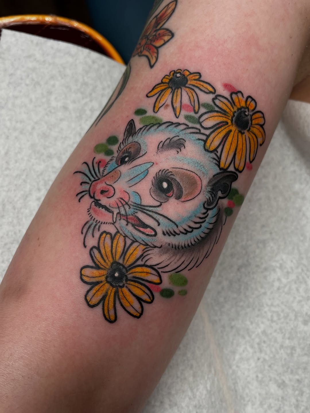 Tattoo by @allykat_tatts — illustrative, new_school