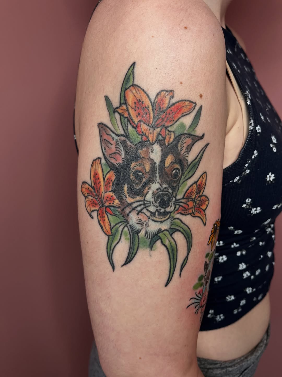 Tattoo by @allykat_tatts — illustrative, neo_traditional