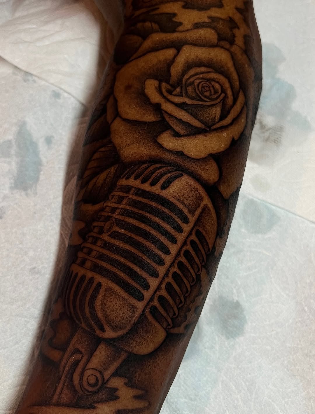 Tattoo by @gloomlacruz — black_and_grey, realism