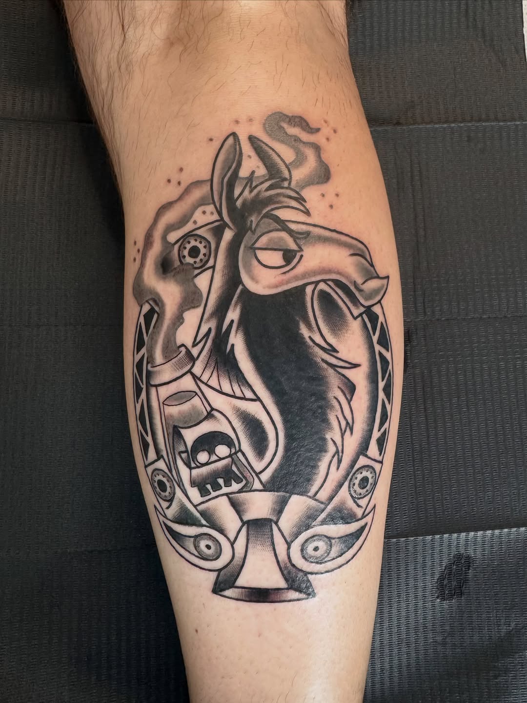 Tattoo by @megz_tattz — new_school, black_and_grey