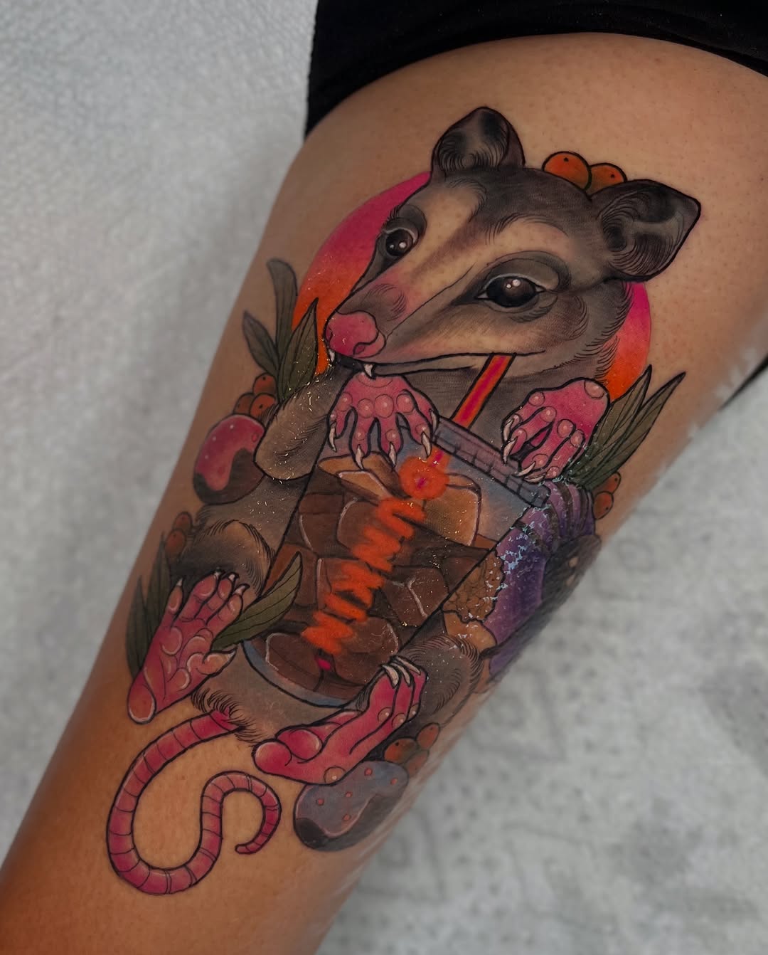 Tattoo by @the.gutter.goblin โ new_school, realism
