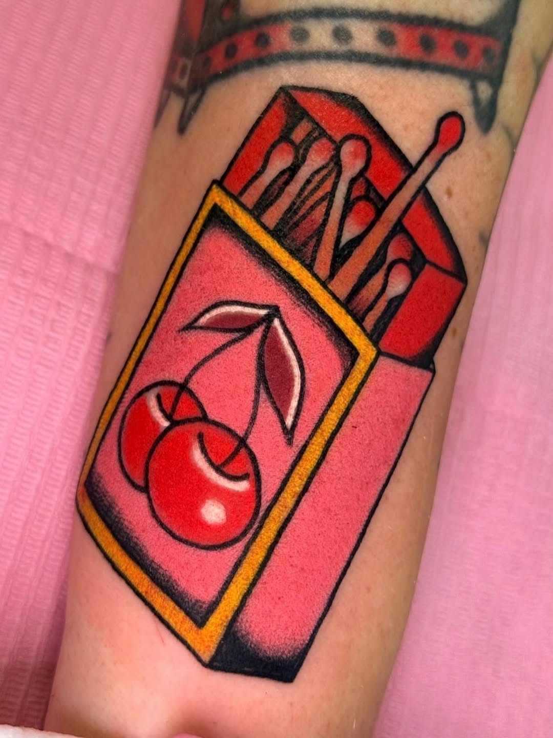 Tattoo by @cassietattoos — american_traditional, illustrative