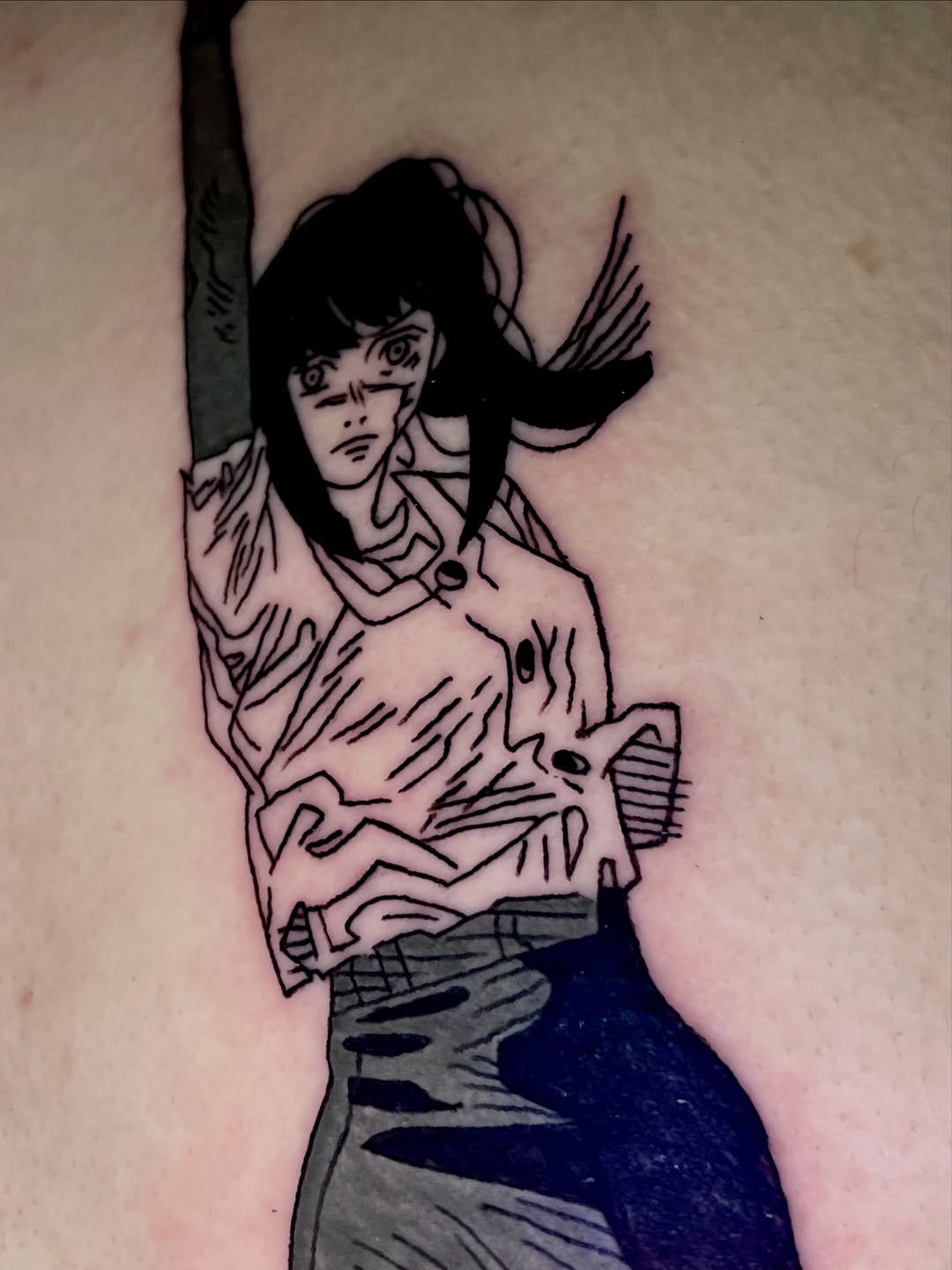 Tattoo by @kevant13 — illustrative, anime
