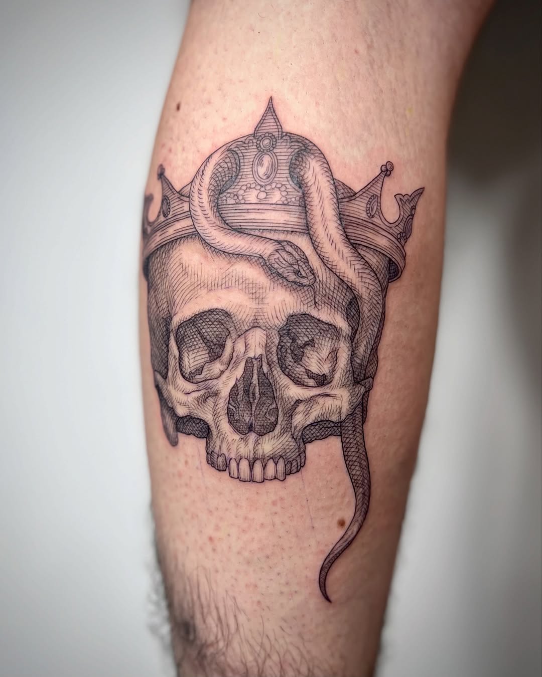 Tattoo by @noxttt โ blackwork