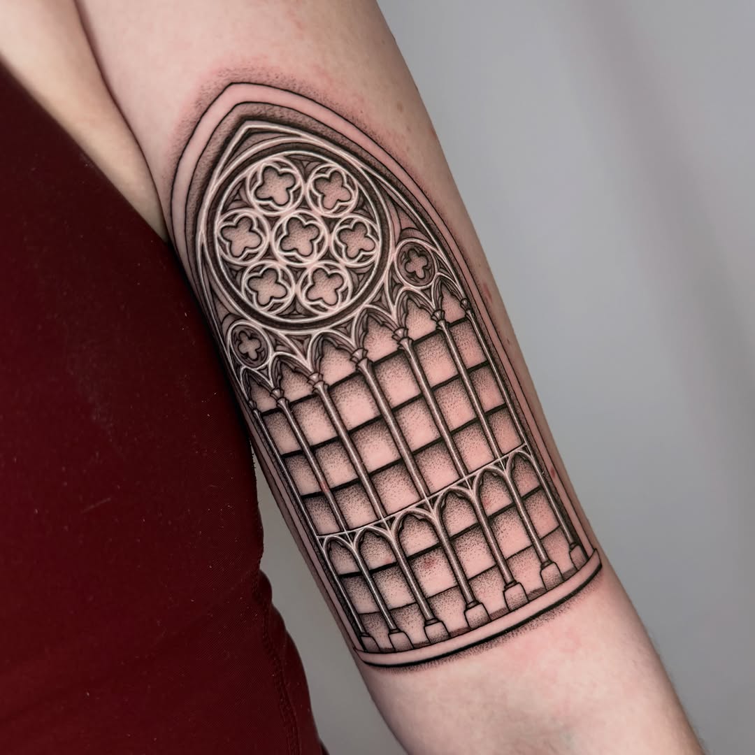 Tattoo by @kathrynsemusart — black_and_grey, illustrative
