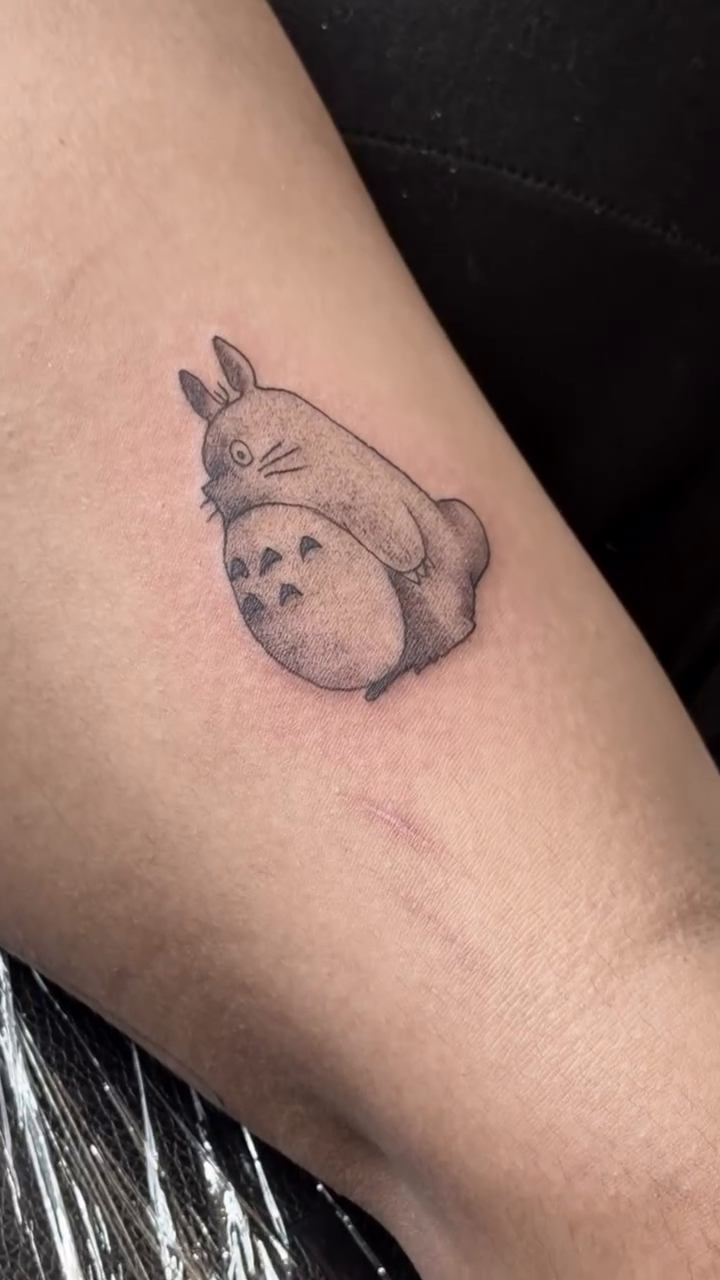 Tattoo by @inkzist — fine_line, anime