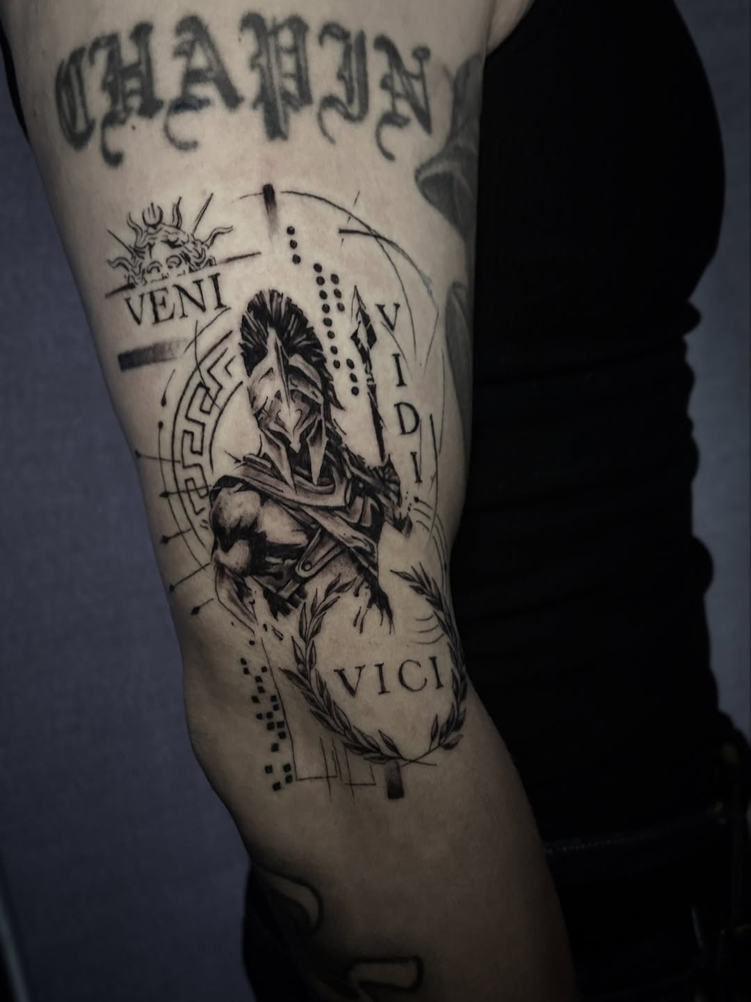 Tattoo by @marky_tattooer — blackwork, illustrative