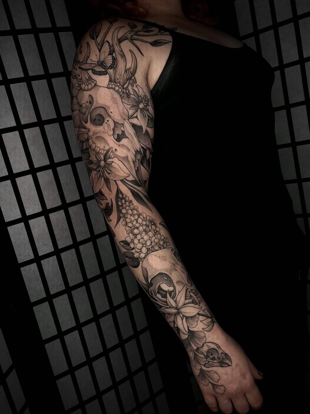 Tattoo by @kayseeshuster — black_and_grey, realism