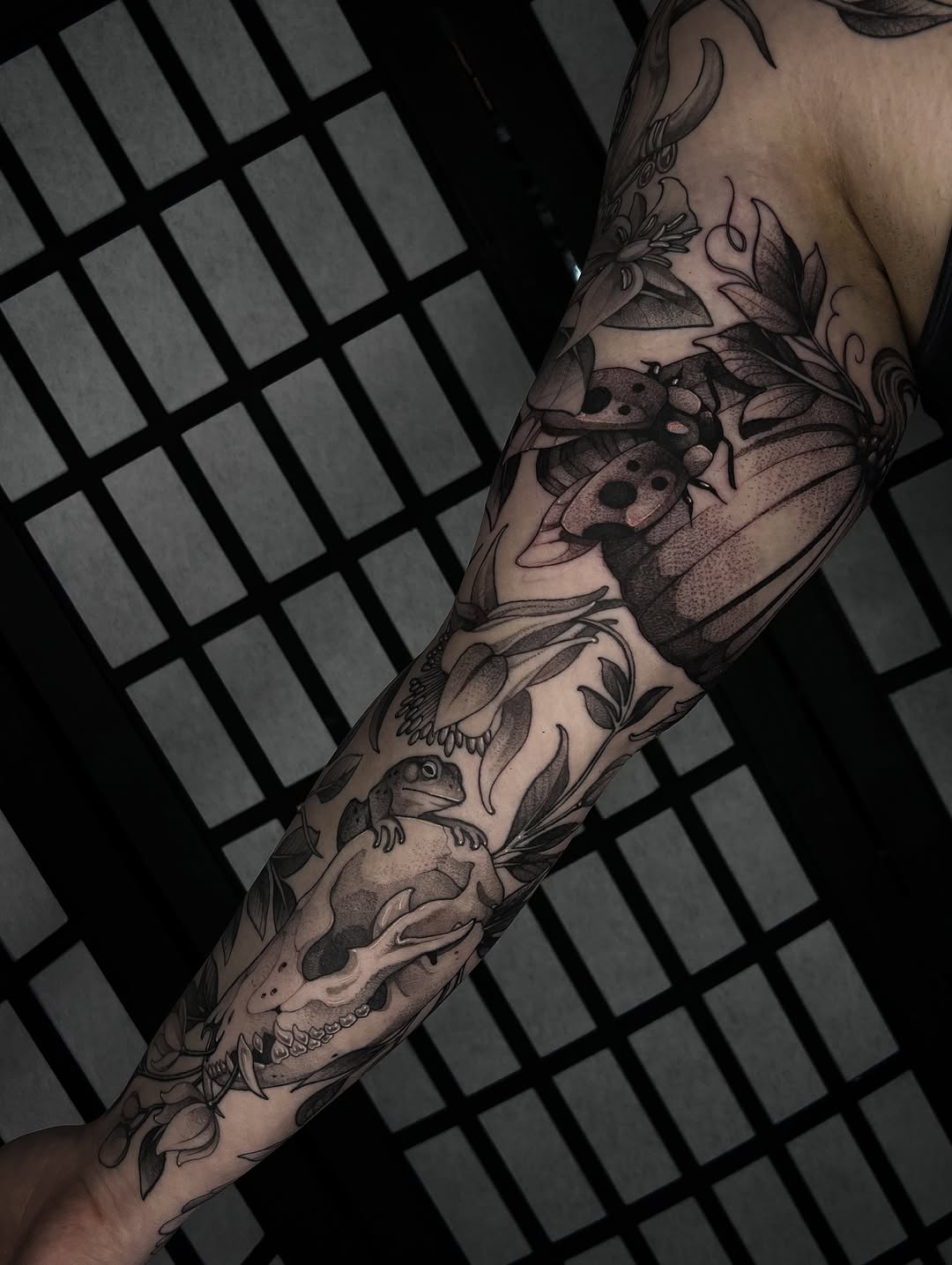 Tattoo by @kayseeshuster — realism, black_and_grey