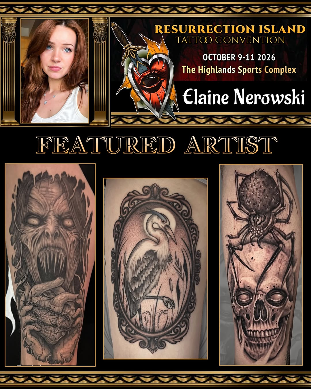 Tattoo by @elainenerowskiart — realism, dark_realism