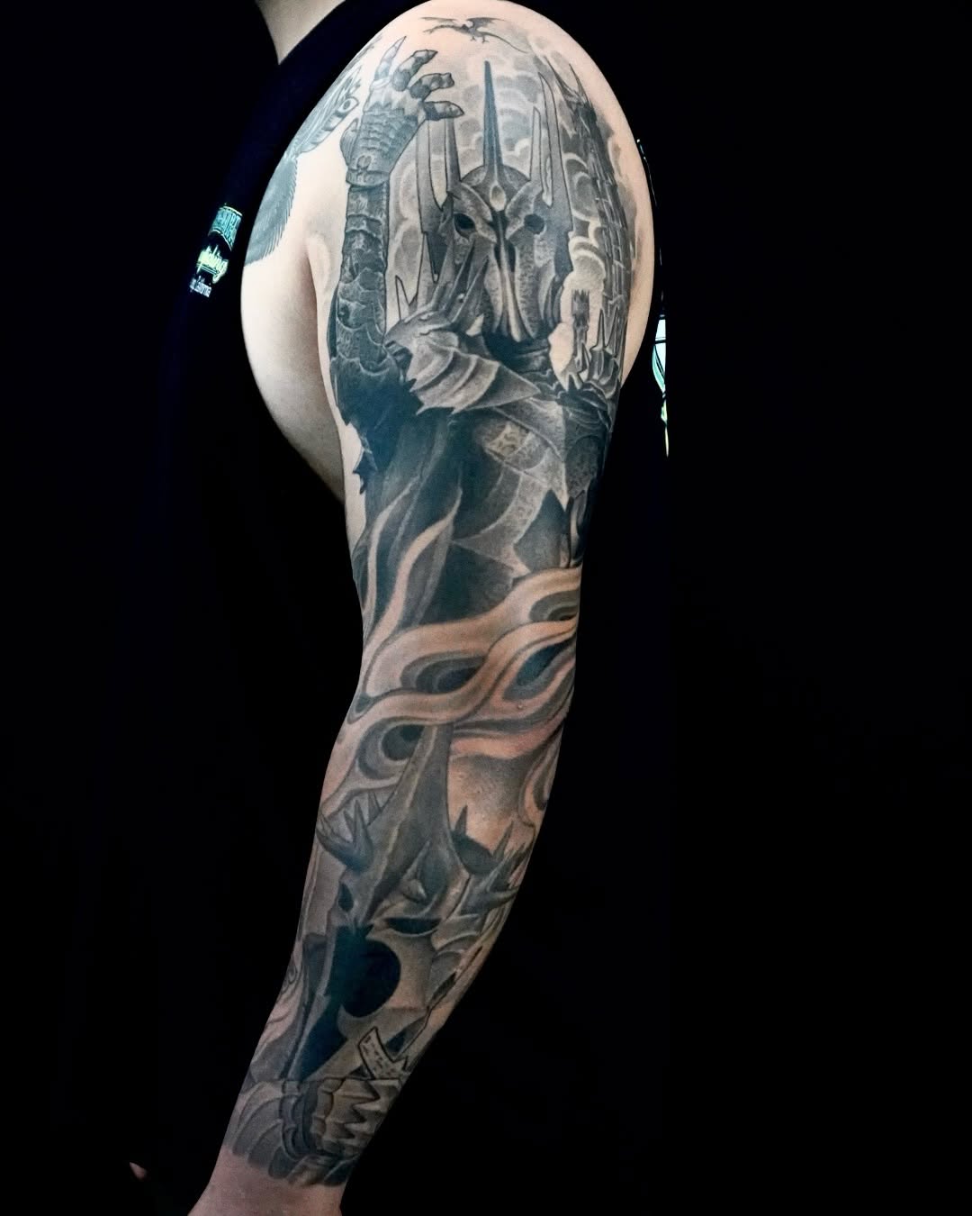 Tattoo by @tony.cruz.tattoo — realism, black_and_grey