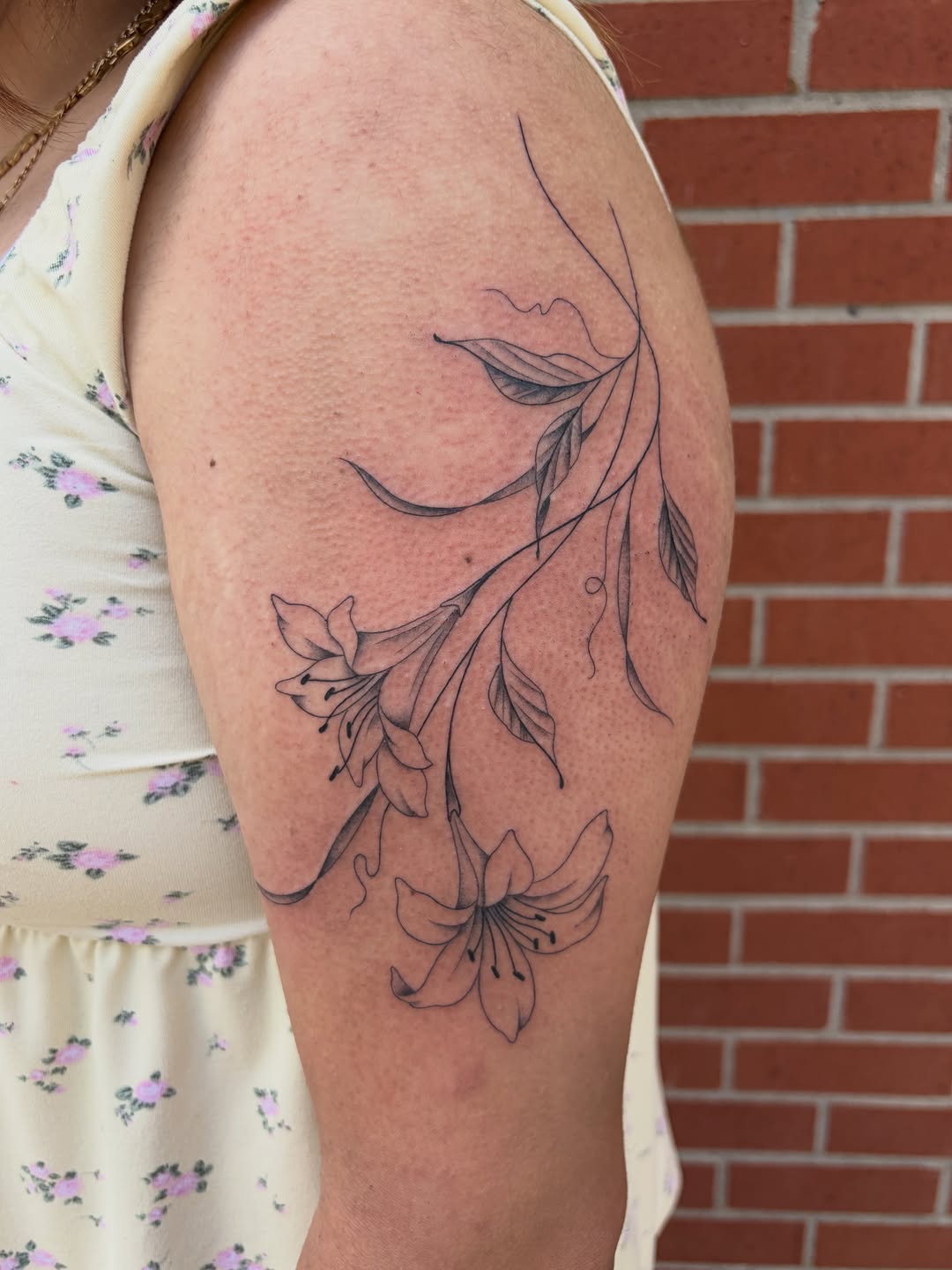 Tattoo by @inkbyhb — fine_line, black_and_grey