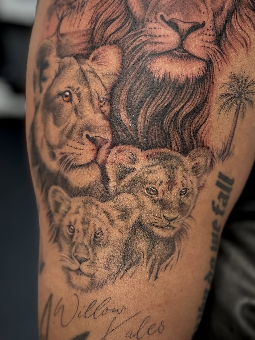 Tattoo by @tinkedtattoo — realism, black_and_grey