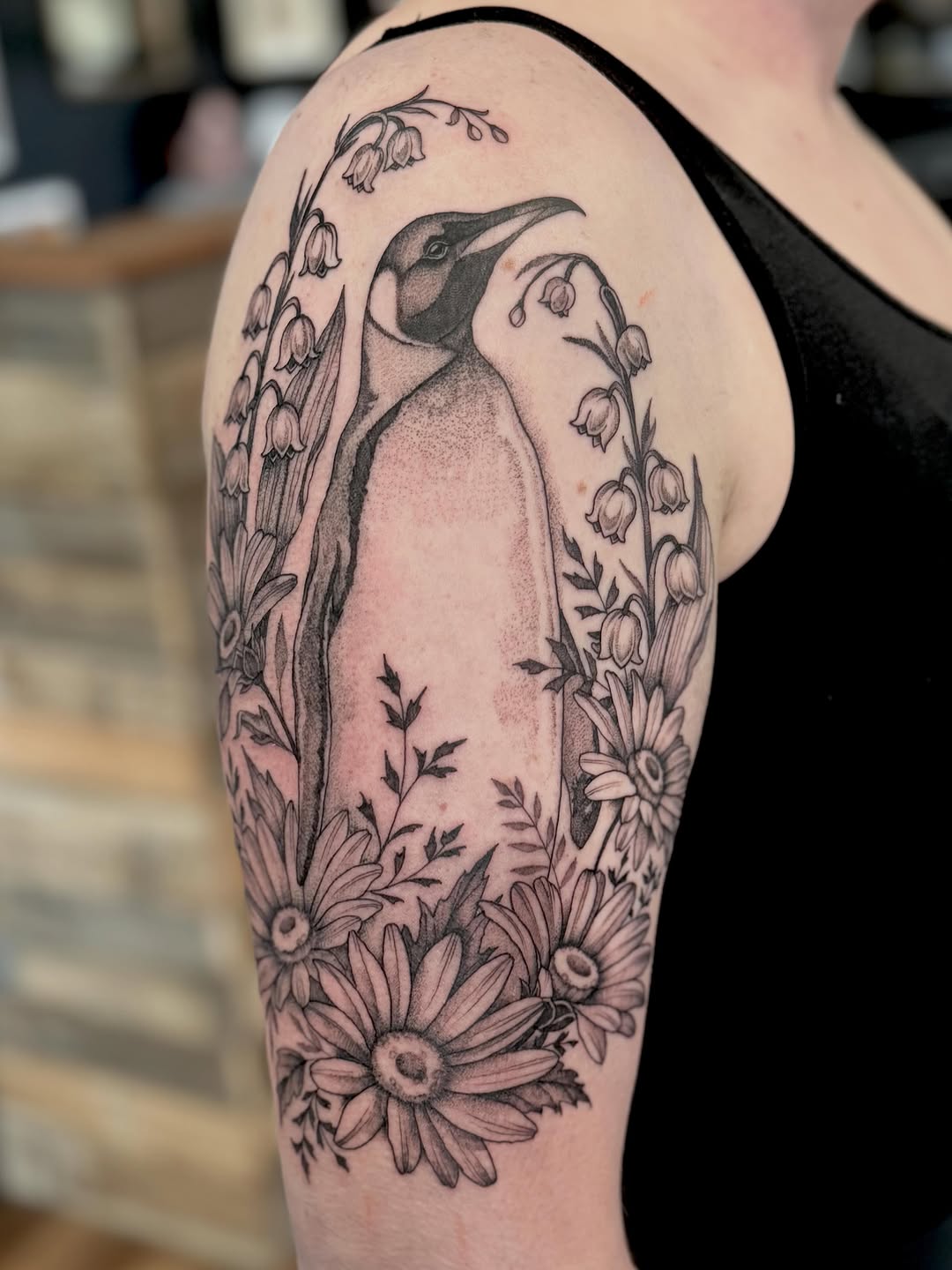Tattoo by @katiestacytattoo — black_and_grey