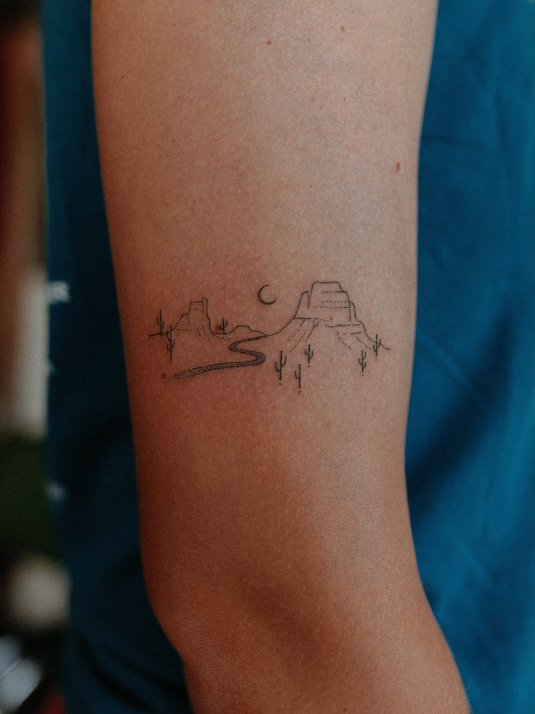 Tattoo by @spicy_pokes — fine_line, minimalist