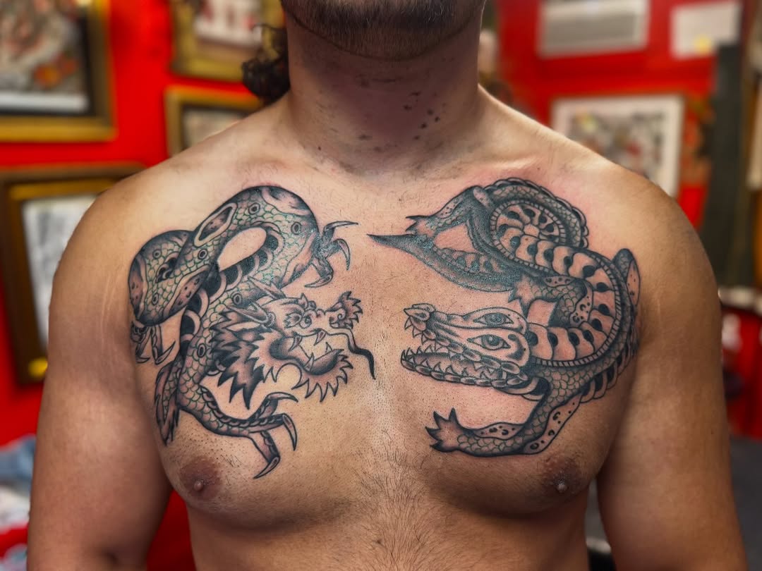 Tattoo by @jacquirosetattoos — japanese_irezumi, black_and_grey