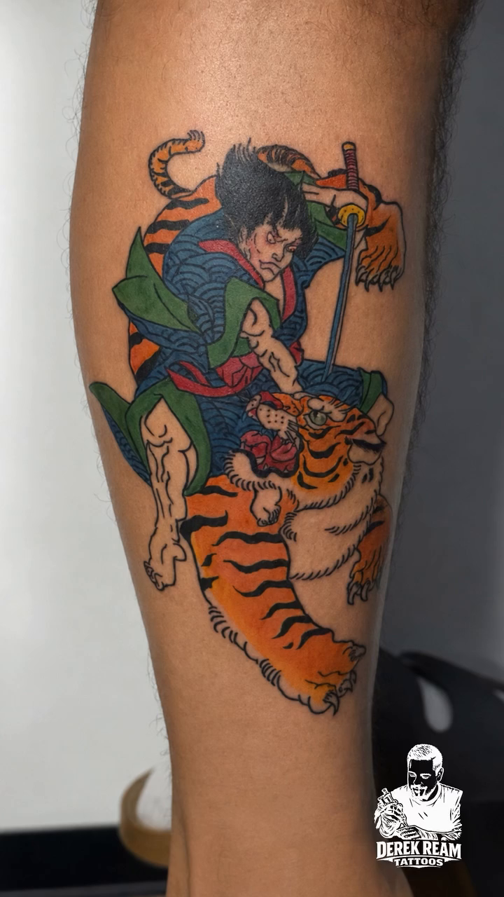 Tattoo by @derekream.tattoos — japanese_irezumi, illustrative
