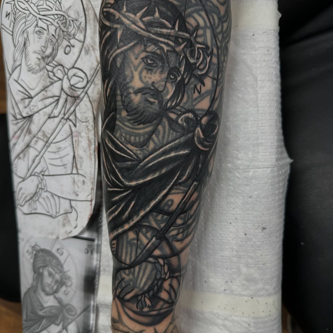 Tattoo by @tattoos_by_mr.vincent — black_and_grey, realism