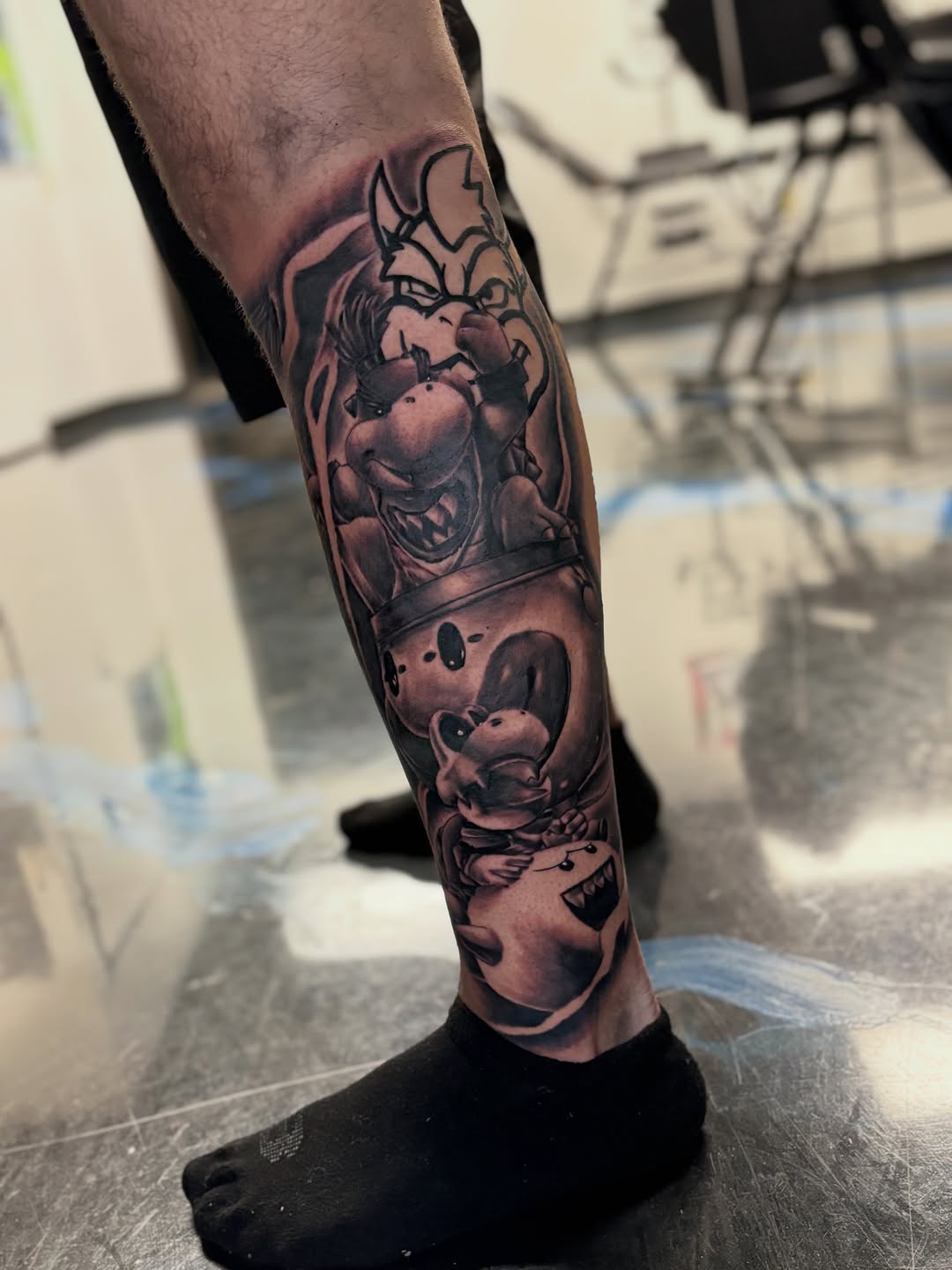 Tattoo by @inkby_vonte — realism, black_and_grey