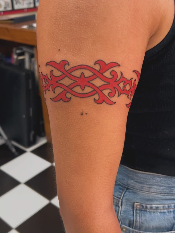 Tattoo by @superteal — tribal, ornamental