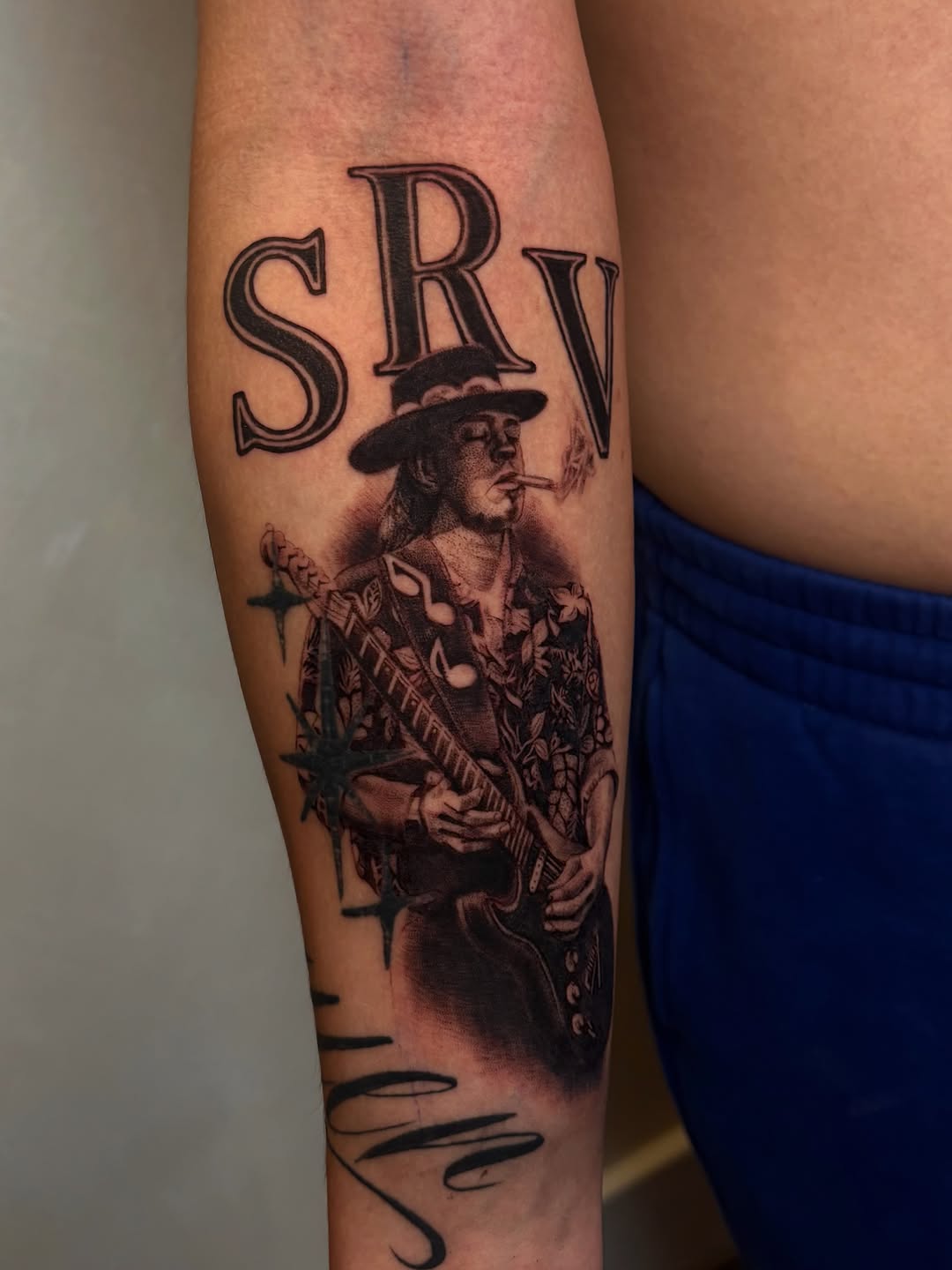 Tattoo by @tatsbysums — realism, lettering_script