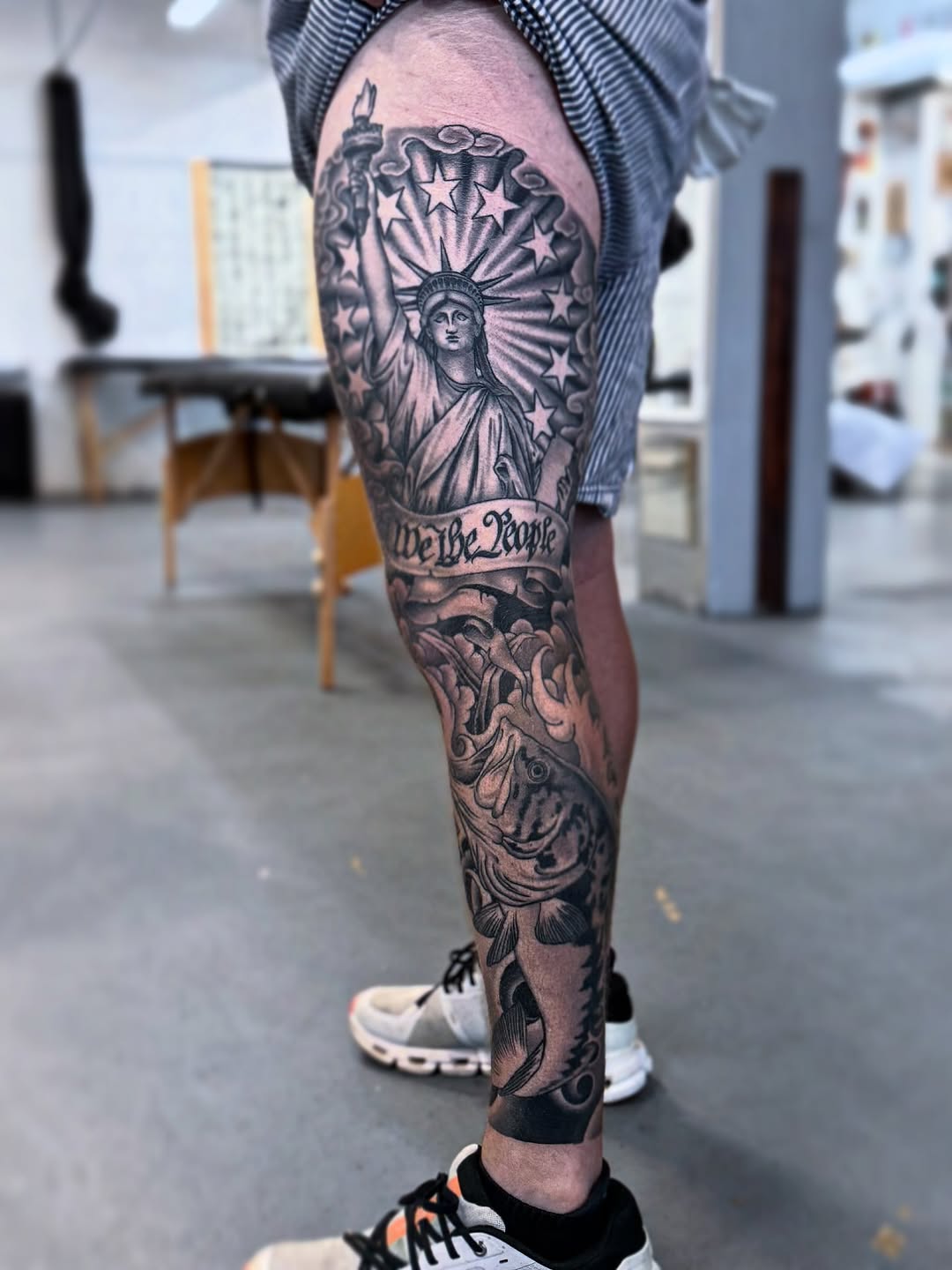 Tattoo by @cole_pittman — realism, black_and_grey