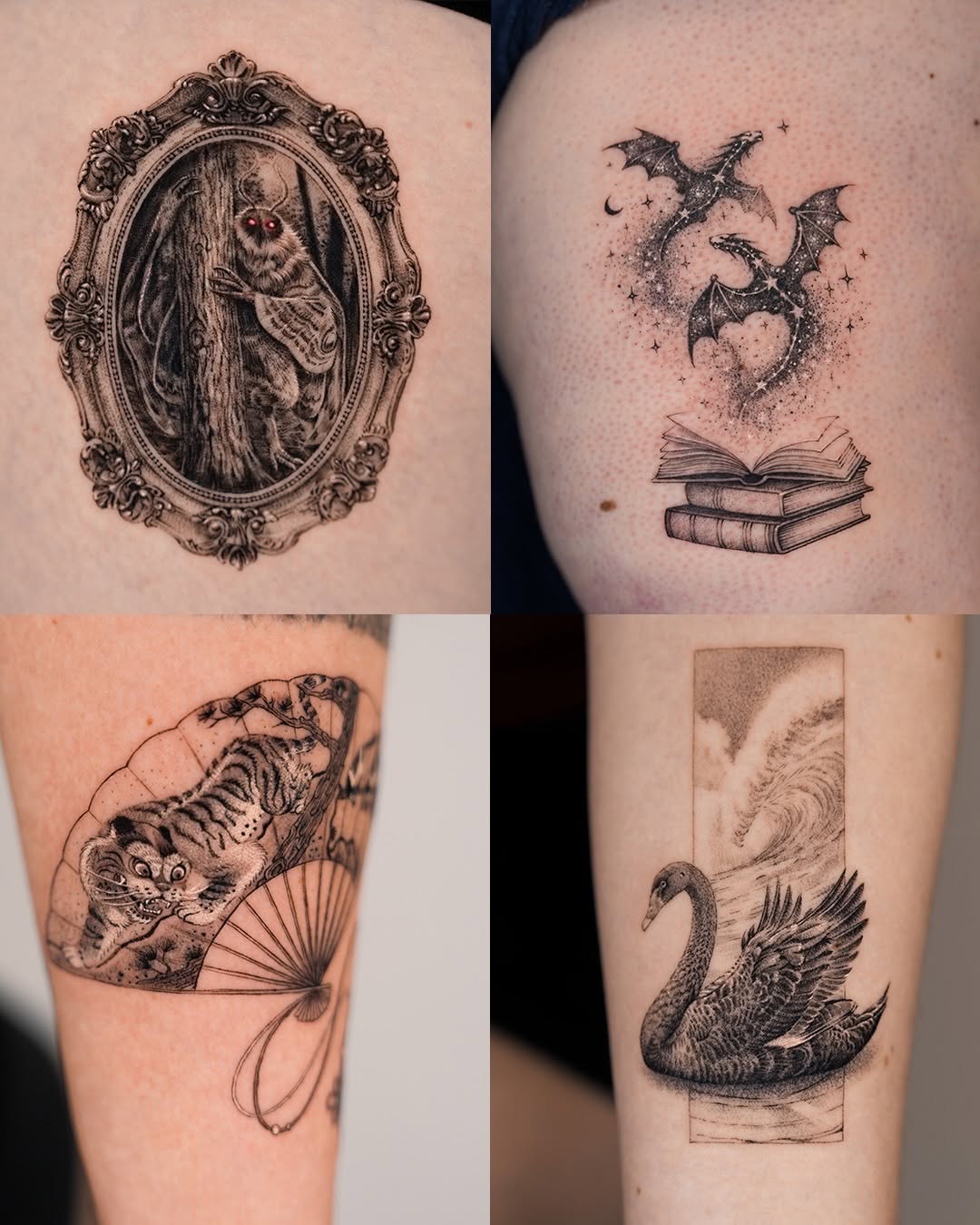 Tattoo by @bestasiantattoo β illustrative, black_and_grey