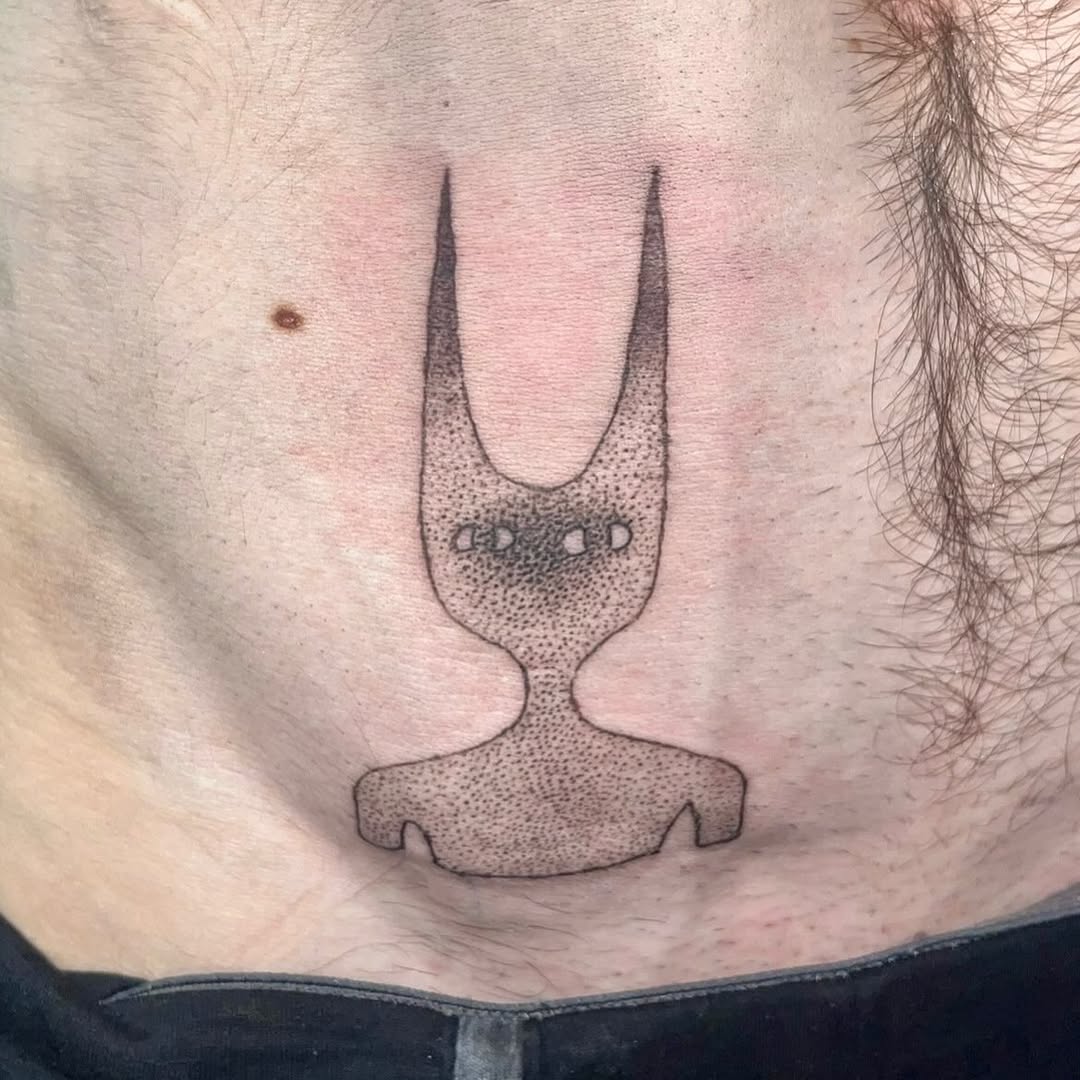 Tattoo by @marcisxo.ink β dotwork, minimalist