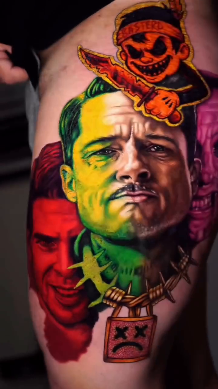 Tattoo by @alias.zala.tattoo — realism, trash_polka