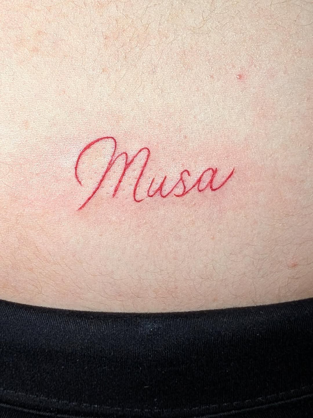 Tattoo by @tonytattoo_oficial — fine_line, lettering_script