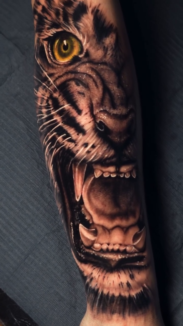 Tattoo by @alejoibanezart โ realism, black_and_grey