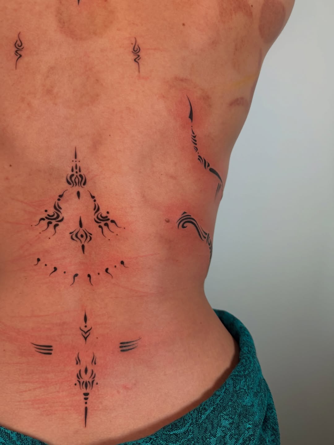 Tattoo by @sobi.tattoos — ornamental, blackwork