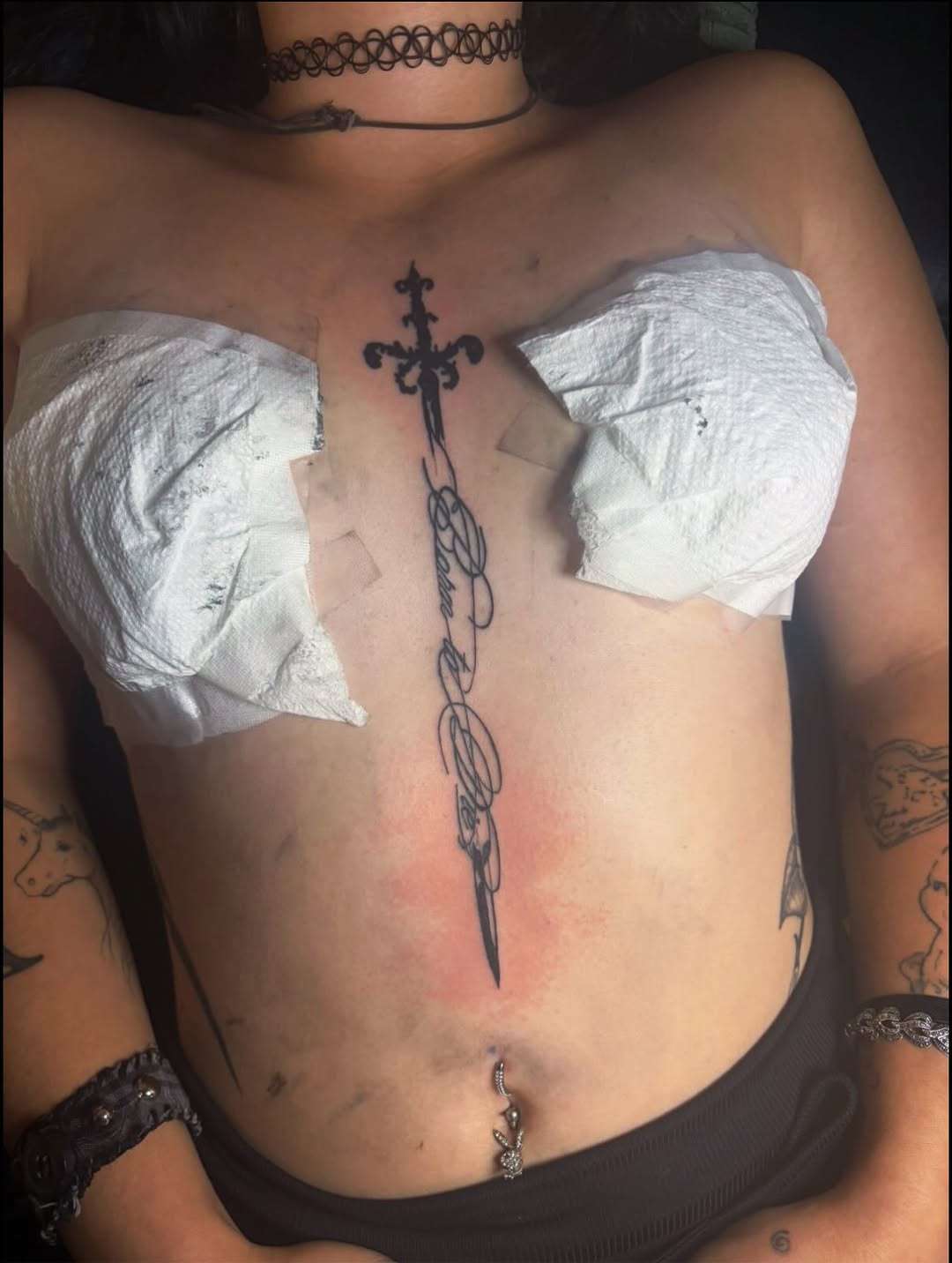 Tattoo by @blastedbybk — blackwork